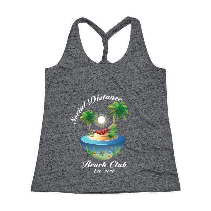 SDBC Women's Cosmic Twist Back Tank Top