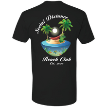 Load image into Gallery viewer, Social Distance Beach Club T-Shirt (white letters)
