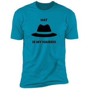 Hat Is My Hairdo Blk Fedora T-Shirt