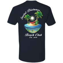 Load image into Gallery viewer, Social Distance Beach Club T-Shirt (white letters)
