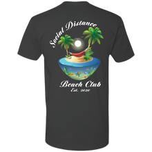 Load image into Gallery viewer, Social Distance Beach Club T-Shirt (white letters)
