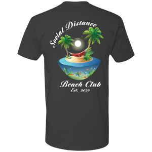Social Distance Beach Club T-Shirt (white letters)