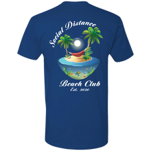 Load image into Gallery viewer, Social Distance Beach Club T-Shirt (white letters)
