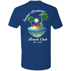 Social Distance Beach Club T-Shirt (white letters)