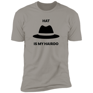 Hat Is My Hairdo Blk Fedora T-Shirt