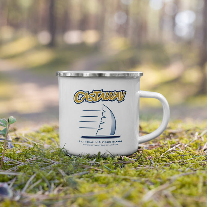Castaway Enamel Mug